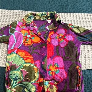 Colorful Floral tunic shirt